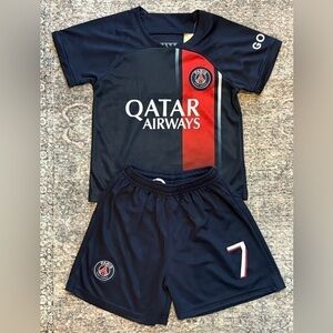 Mbappe Paris PSG Youth Large Size 28 - Age 10-11 - Soccer Jersey New With Tag